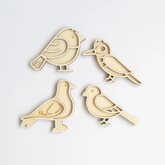 Studio de Rijk - Studio de Rijk - Vulvormen miniset - Vogels - Playlaan