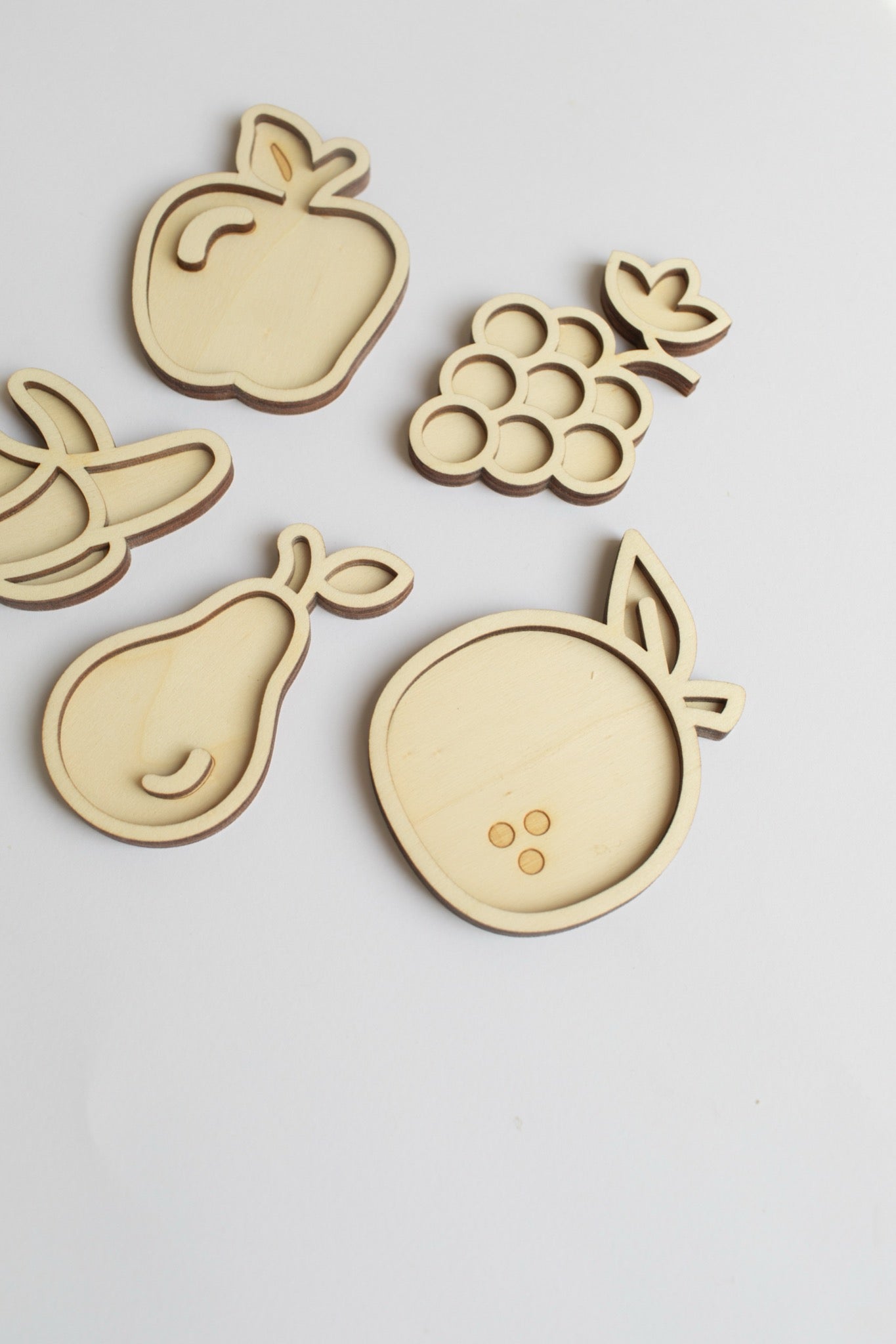 Studio de Rijk - Studio de Rijk - Vulvormen speeltray set - Fruit - Playlaan