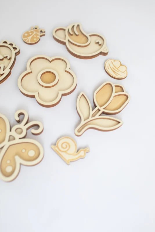 Studio de Rijk - Studio de Rijk - Vulvormen speeltray set - Het is lente! - Playlaan