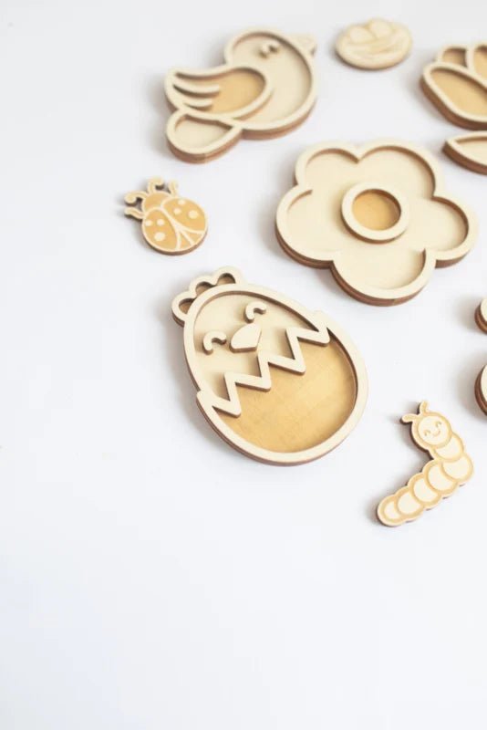 Studio de Rijk - Studio de Rijk - Vulvormen speeltray set - Het is lente! - Playlaan