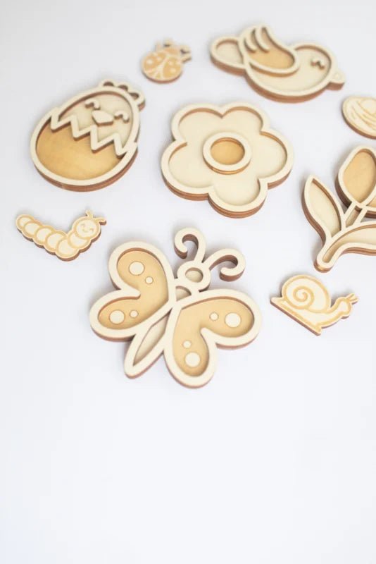 Studio de Rijk - Studio de Rijk - Vulvormen speeltray set - Het is lente! - Playlaan