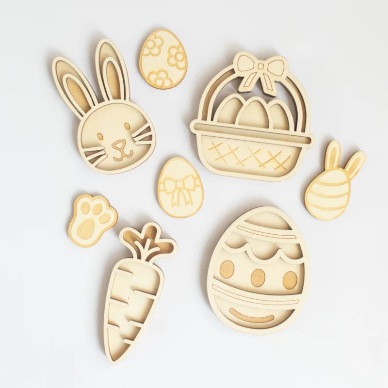 Studio de Rijk - Studio de Rijk - Vulvormen speeltray set - Pasen - Playlaan