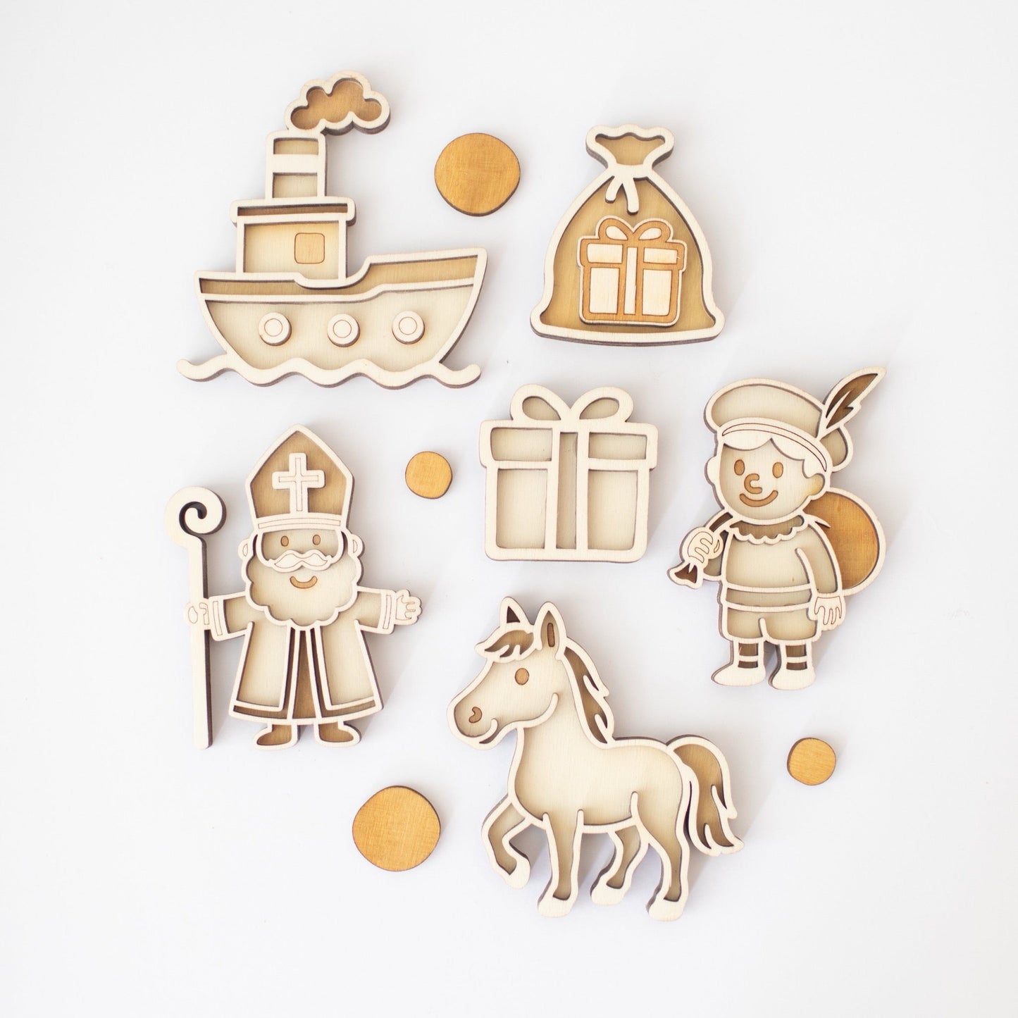 Studio de Rijk - Studio de Rijk - Vulvormen speeltray set - Sint en Piet - Playlaan