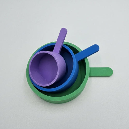 Studio Pretletter - Studio Pretletter - Schepjes set PLA Classic (Groen,Blauw,Paars) - Playlaan