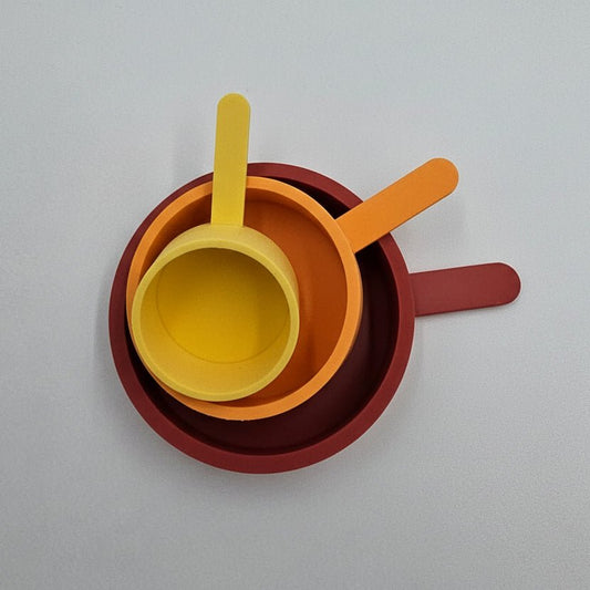 Studio Pretletter - Studio Pretletter - Schepjes set PLA Classic (Rood,Oranje,Geel) - Playlaan