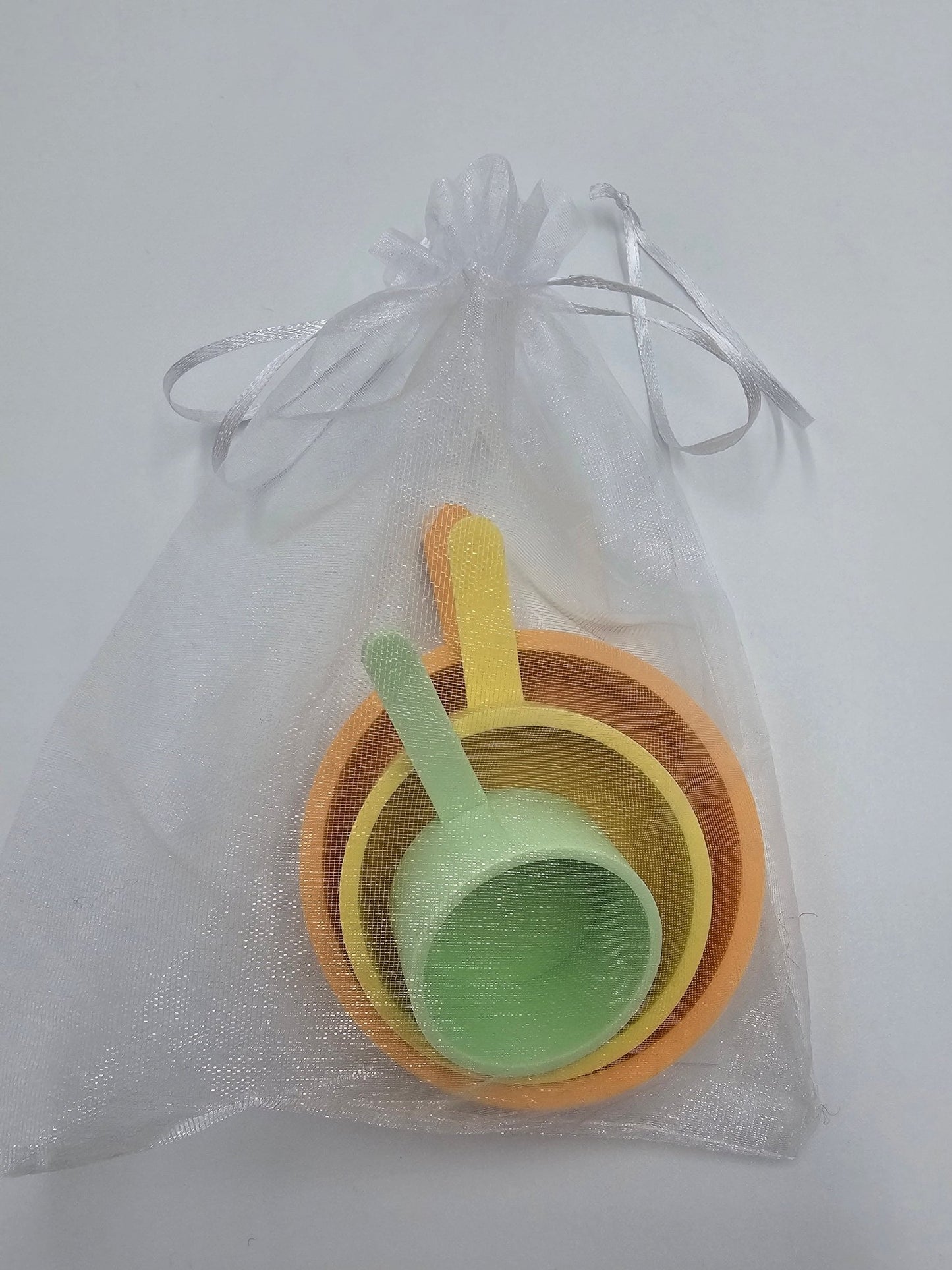 Studio Pretletter - Studio Pretletter - Schepjes set PLA Kleur Pastel (Oranje, Geel, Groen) - Playlaan