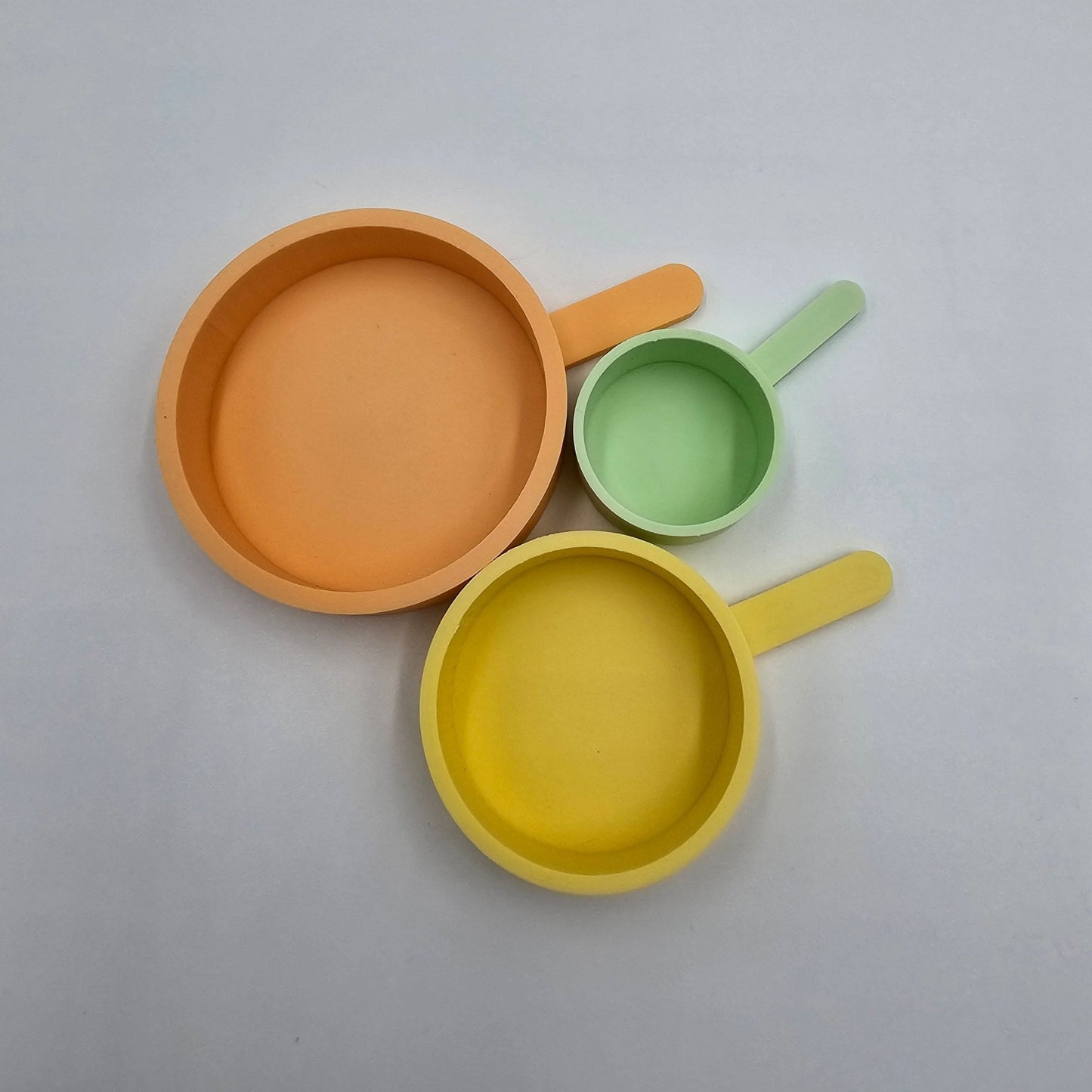 Studio Pretletter - Studio Pretletter - Schepjes set PLA Kleur Pastel (Oranje, Geel, Groen) - Playlaan