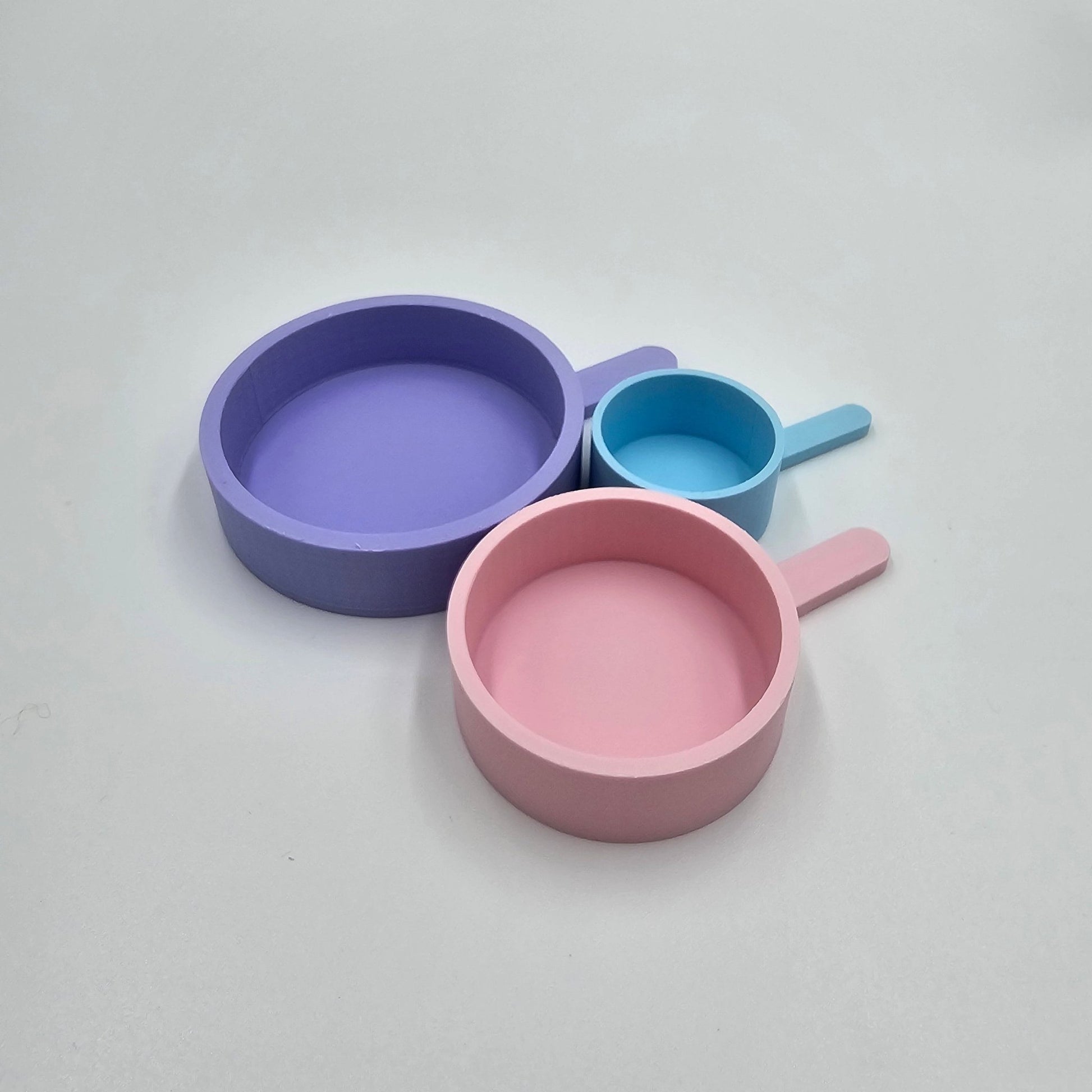 Studio Pretletter - Studio Pretletter - Schepjes set PLA Kleur Pastel (Paars, Roze, Blauw) - Playlaan