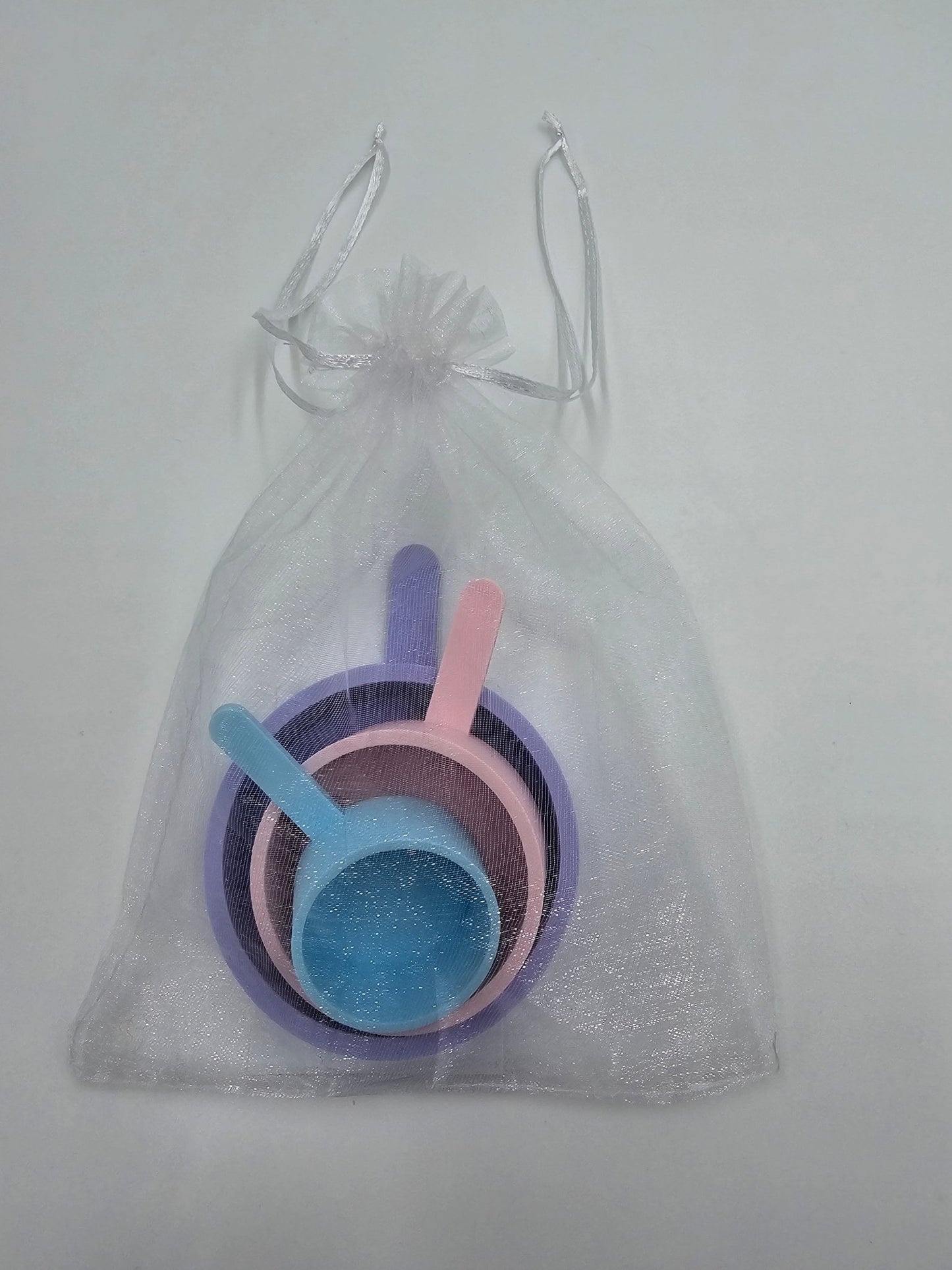 Studio Pretletter - Studio Pretletter - Schepjes set PLA Kleur Pastel (Paars, Roze, Blauw) - Playlaan