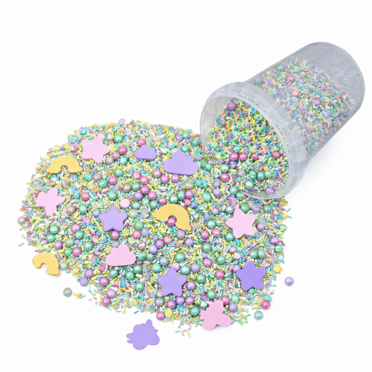 Studio Pretletter - Studio Pretletter - Speelrijst Unicorn mix met Loose Parts (600g) - Playlaan