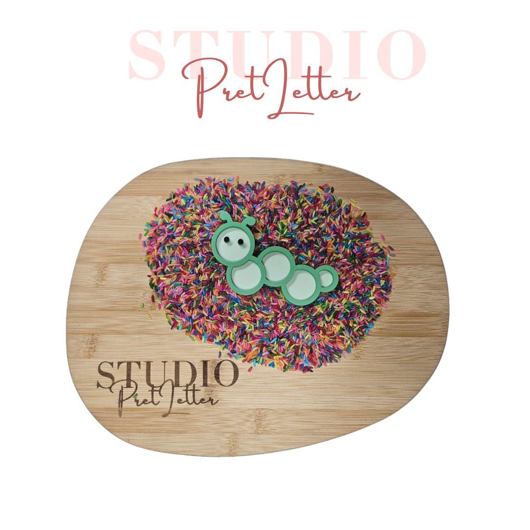 Studio Pretletter - Studio Pretletter - Vulvorm PLA insecten set (12cm) - Playlaan