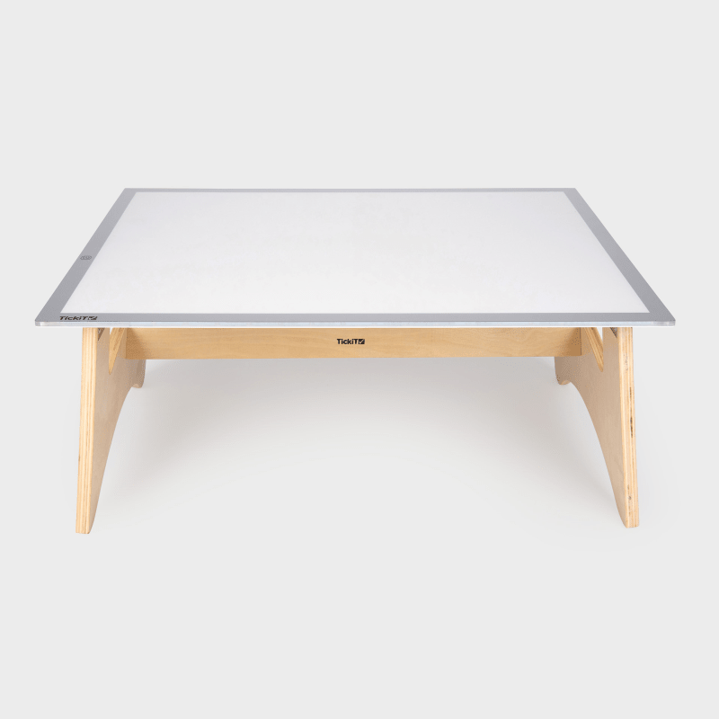 Tickit - Tickit - A2 lichtpaneel met tafel voor sensorisch spel - Playlaan