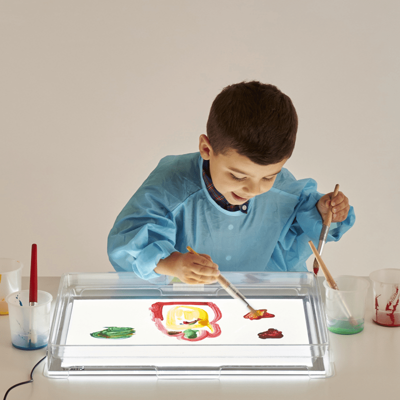 Tickit - Tickit - A3 lichtpaneel met transparante speeltray voor sensorisch spel - Playlaan