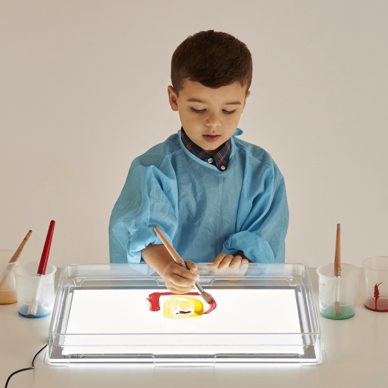 Tickit - Tickit - A3 lichtpaneel met transparante speeltray voor sensorisch spel - Playlaan
