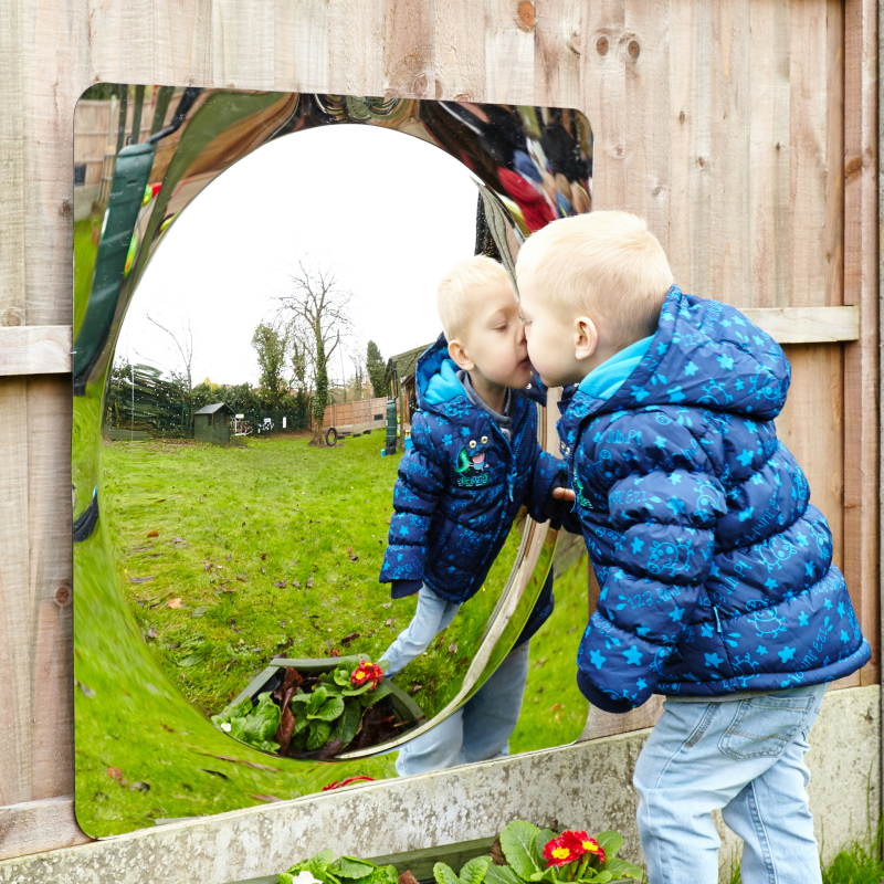 Tickit - Tickit - Acryl bolspiegel (convex) - 78cm - Playlaan
