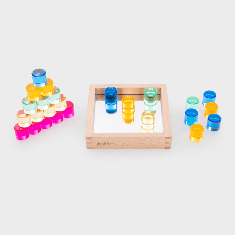 Tickit - Tickit - Edelsteen - cirkels in spiegel - speelbak (25 stuks) - Playlaan