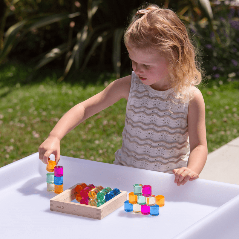 Tickit - Tickit - Edelsteen - cirkels in spiegel - speelbak (25 stuks) - Playlaan