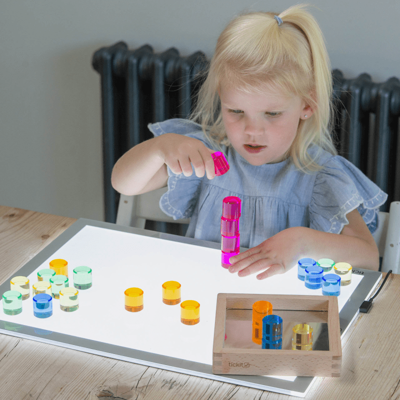 Tickit - Tickit - Edelsteen - cirkels in spiegel - speelbak (25 stuks) - Playlaan