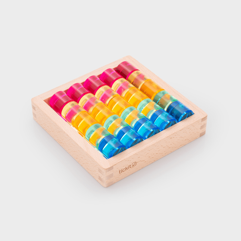 Tickit - Tickit - Edelsteen - cirkels in spiegel - speelbak (25 stuks) - Playlaan