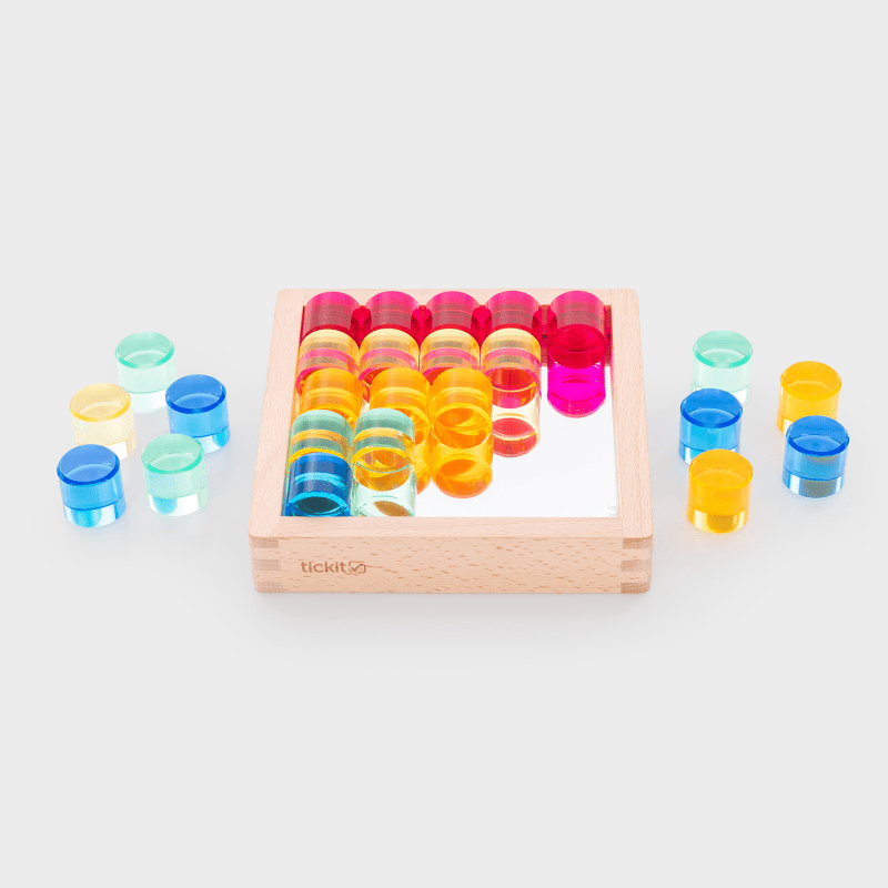 Tickit - Tickit - Edelsteen - cirkels in spiegel - speelbak (25 stuks) - Playlaan