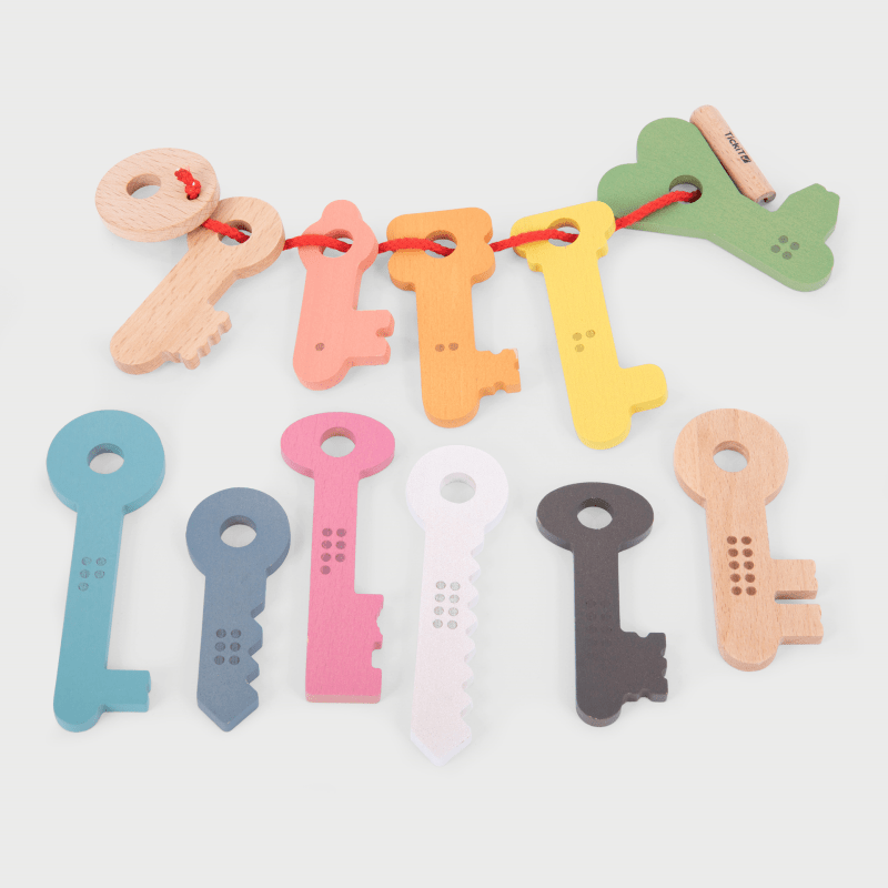 Tickit - Tickit - Educatieve Houten Sleutels - Playlaan