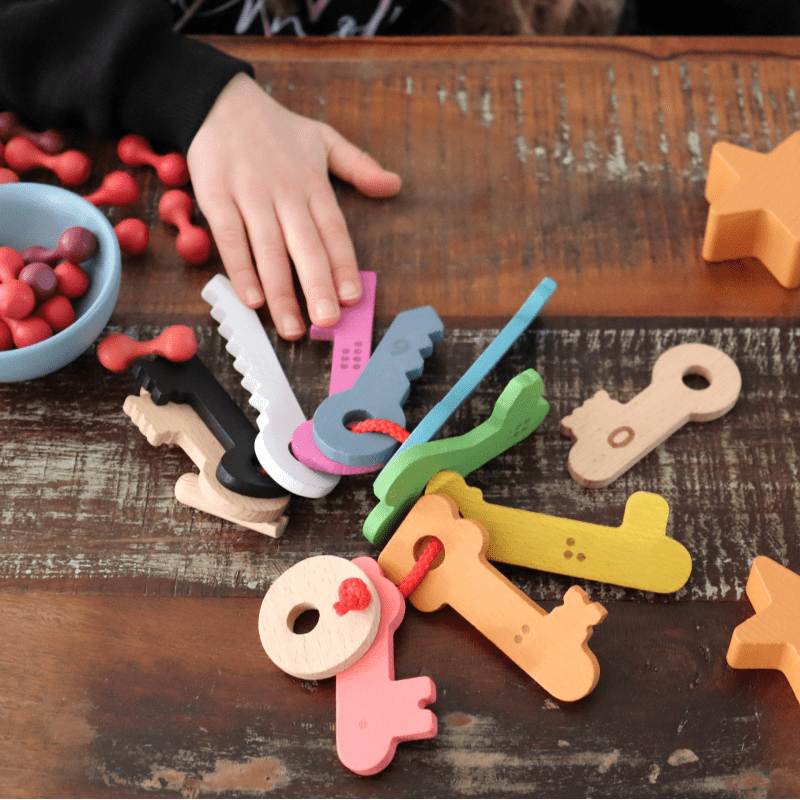 Tickit - Tickit - Educatieve Houten Sleutels - Playlaan