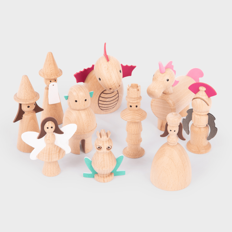 Tickit - Tickit - Houten betoverde figuren - Playlaan