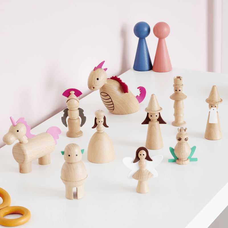 Tickit - Tickit - Houten betoverde figuren - Playlaan