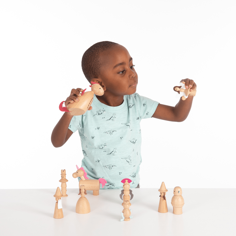 Tickit - Tickit - Houten betoverde figuren - Playlaan