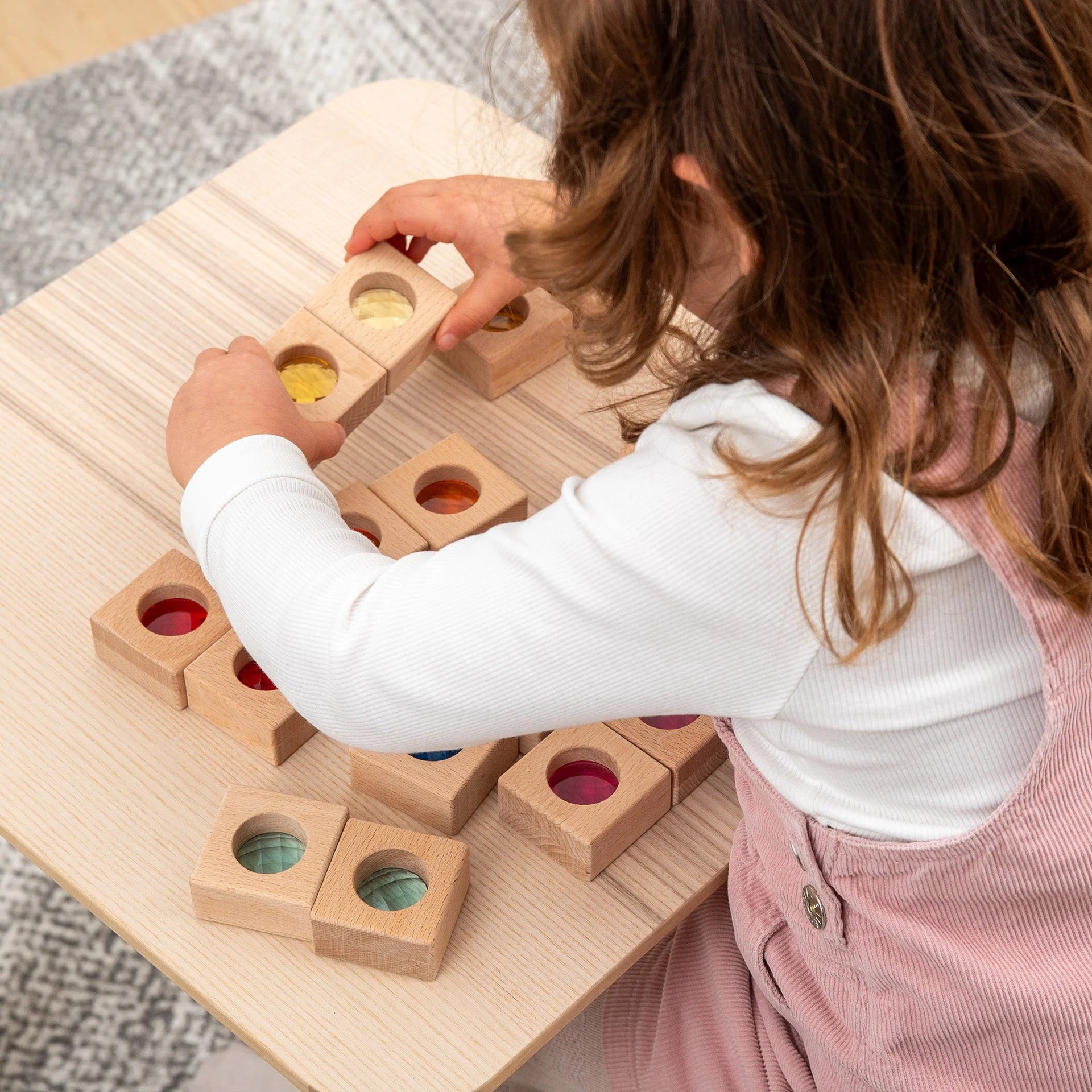 Tickit - Tickit - Houten Caleidoscoop Blokken 20stuks (FSC) - Playlaan