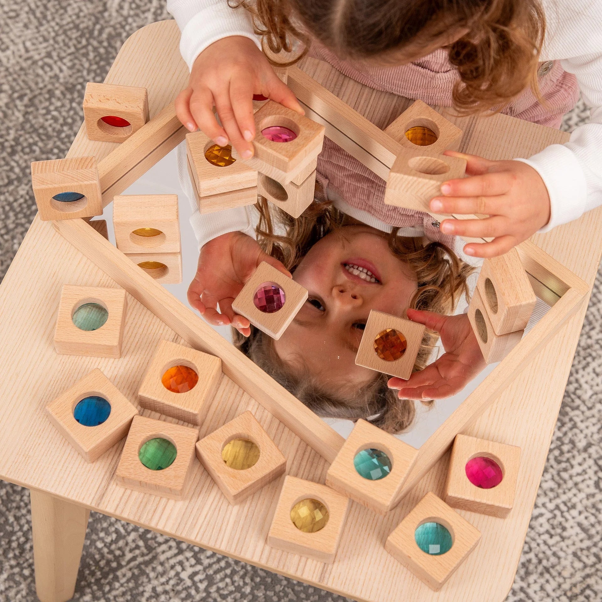 Tickit - Tickit - Houten Caleidoscoop Blokken 20stuks (FSC) - Playlaan