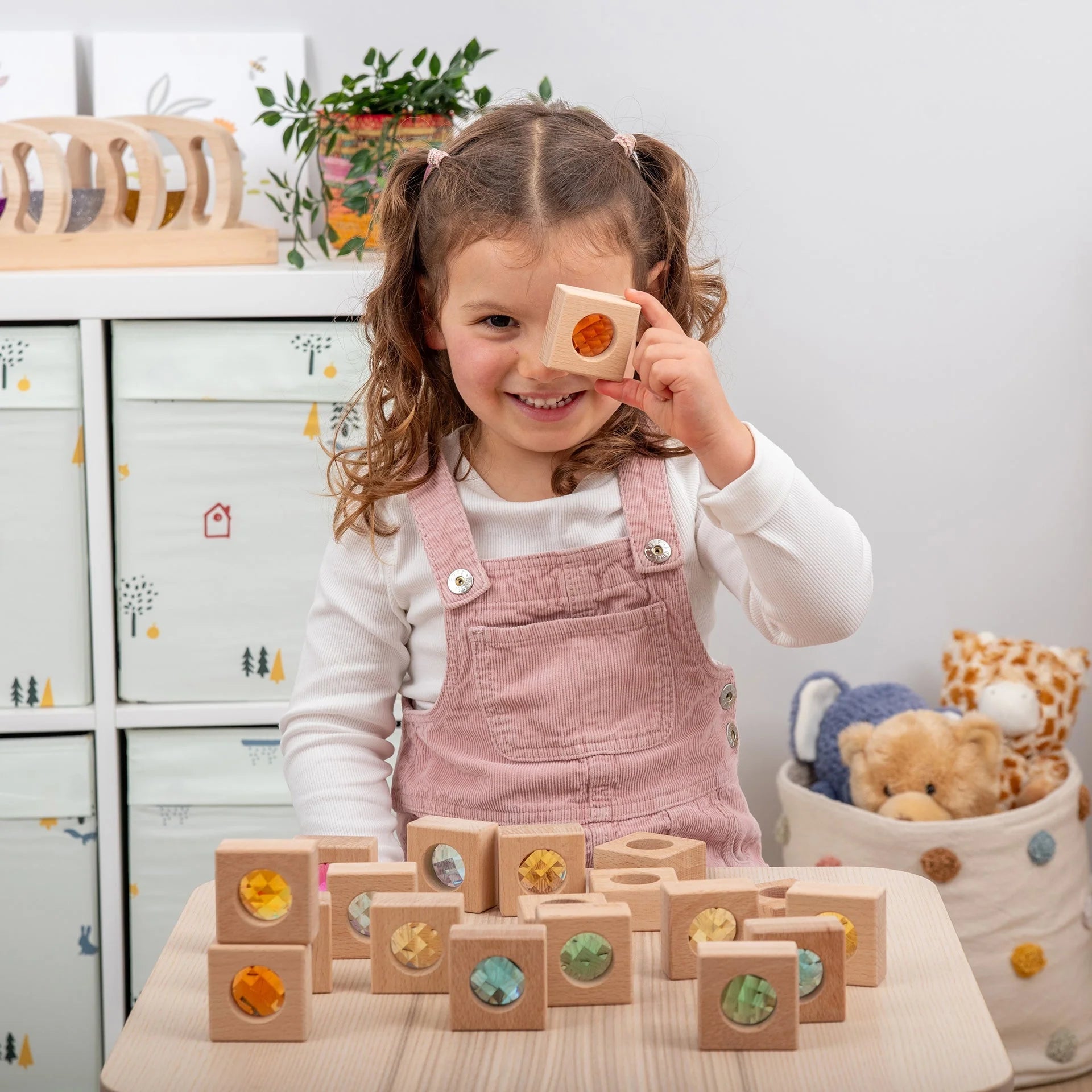 Tickit - Tickit - Houten Caleidoscoop Blokken 20stuks (FSC) - Playlaan