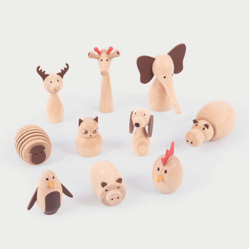 Tickit - Tickit - Houten Dierenvriendjes – Speelfiguren - Playlaan