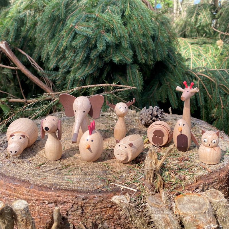 Tickit - Tickit - Houten Dierenvriendjes – Speelfiguren - Playlaan