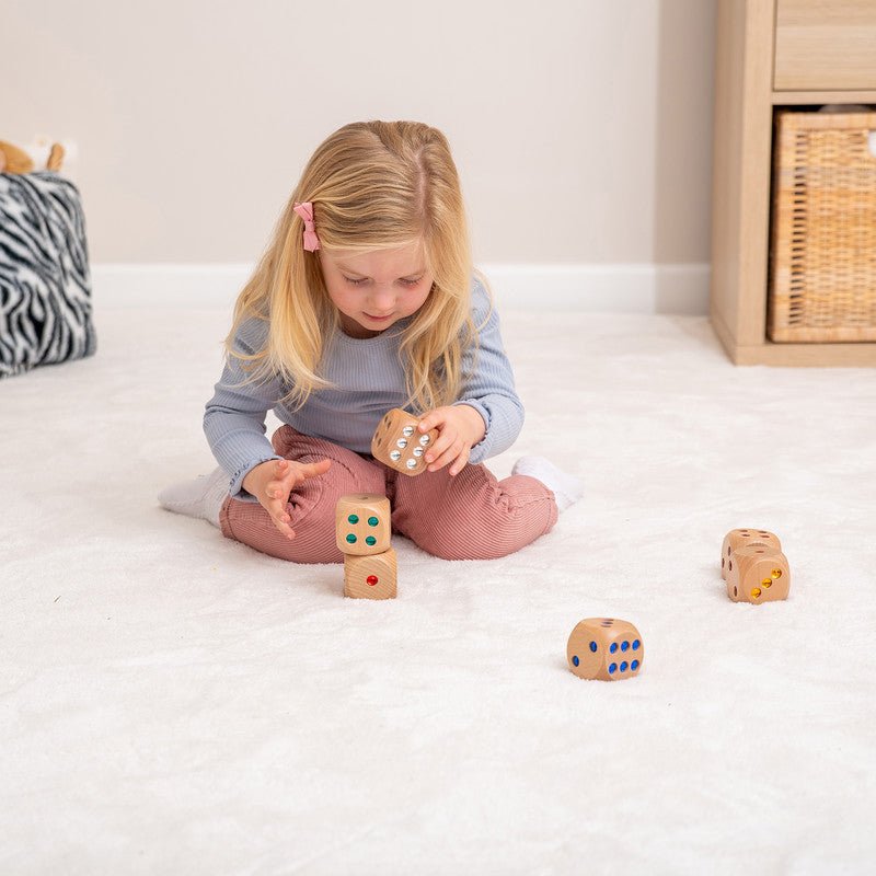 Tickit - Tickit - Houten Edelstenen Bouwblokken met Speelbak - Playlaan