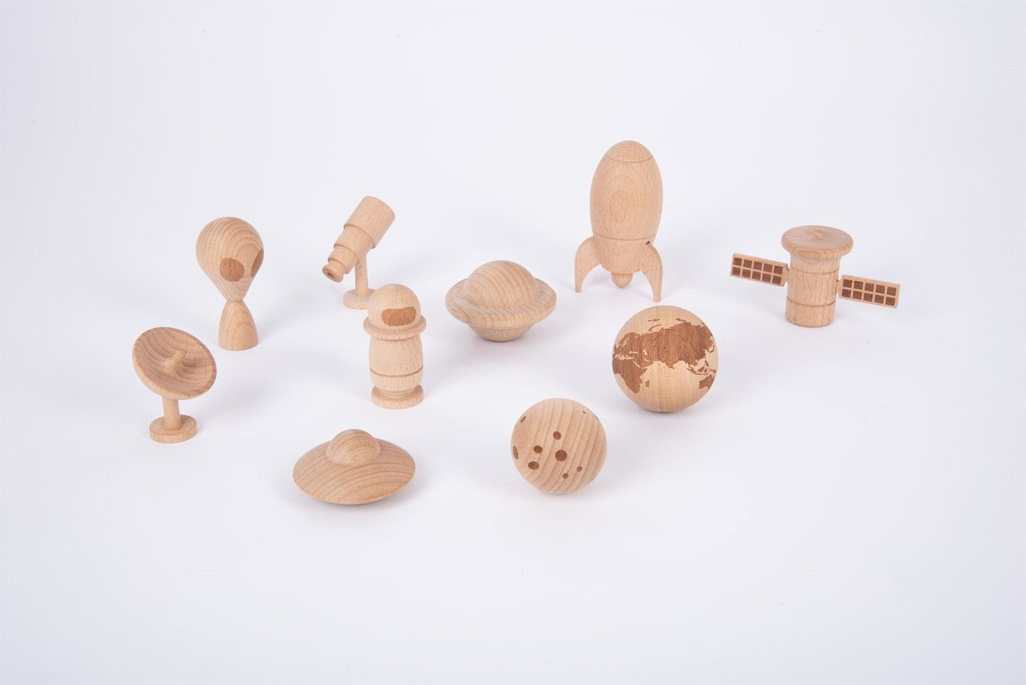 Tickit - Tickit - Houten figuren ruimteavontuur set - Playlaan