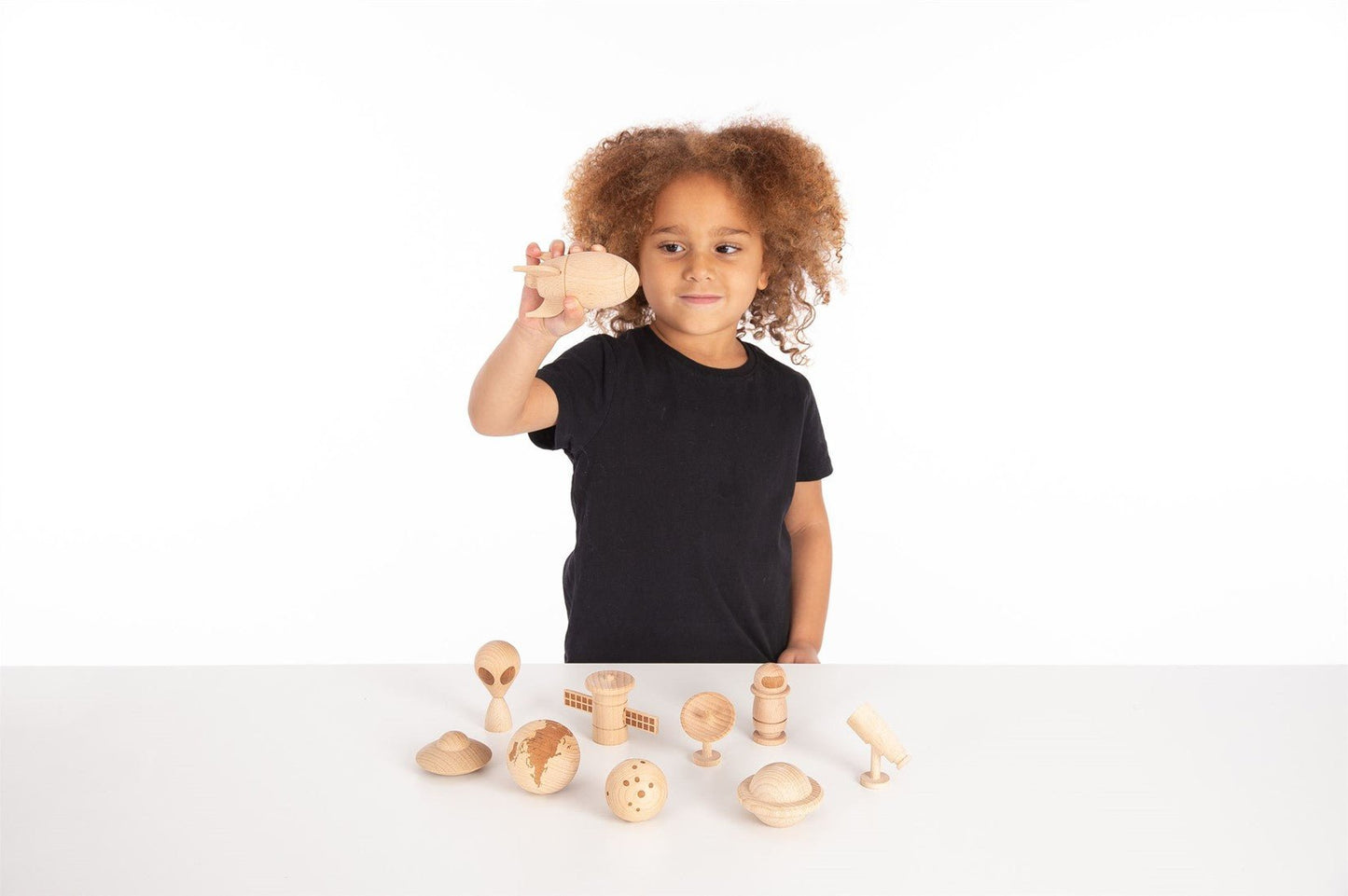 Tickit - Tickit - Houten figuren ruimteavontuur set - Playlaan
