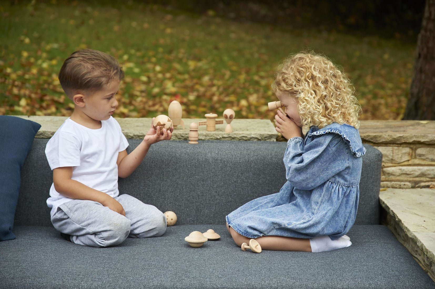 Tickit - Tickit - Houten figuren ruimteavontuur set - Playlaan