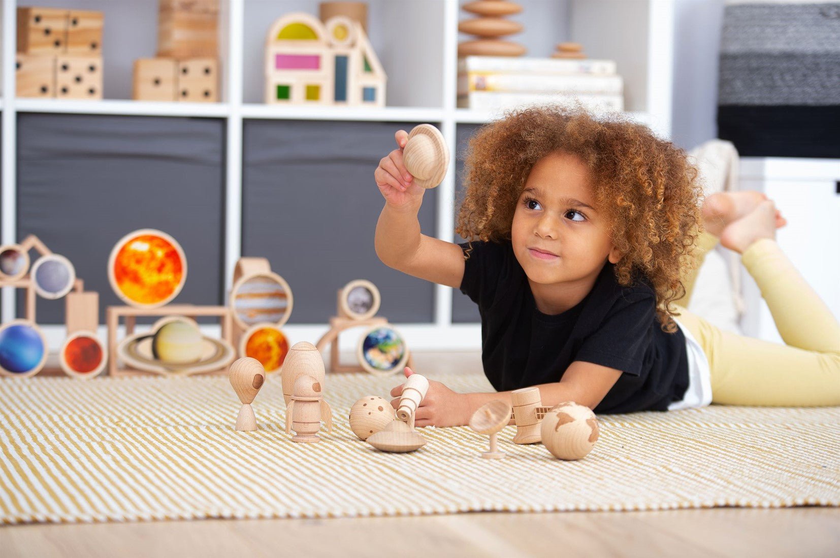 Tickit - Tickit - Houten figuren ruimteavontuur set - Playlaan