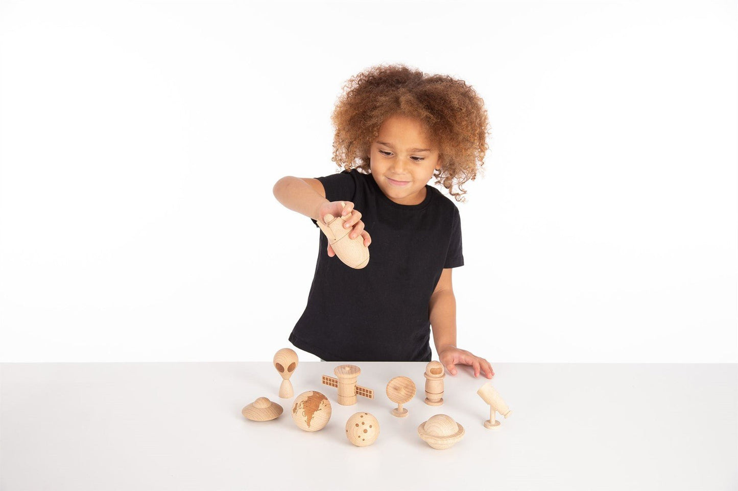 Tickit - Tickit - Houten figuren ruimteavontuur set - Playlaan