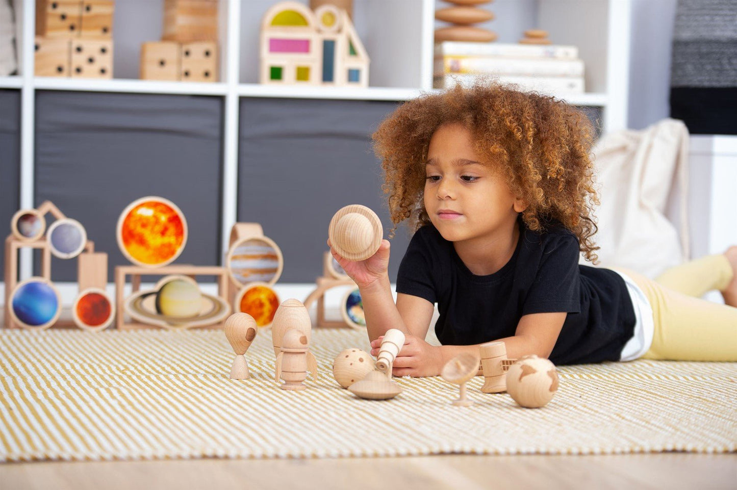 Tickit - Tickit - Houten figuren ruimteavontuur set - Playlaan