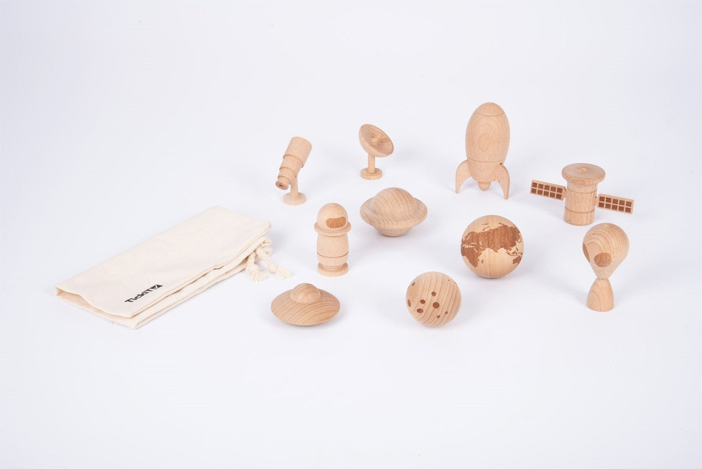 Tickit - Tickit - Houten figuren ruimteavontuur set - Playlaan