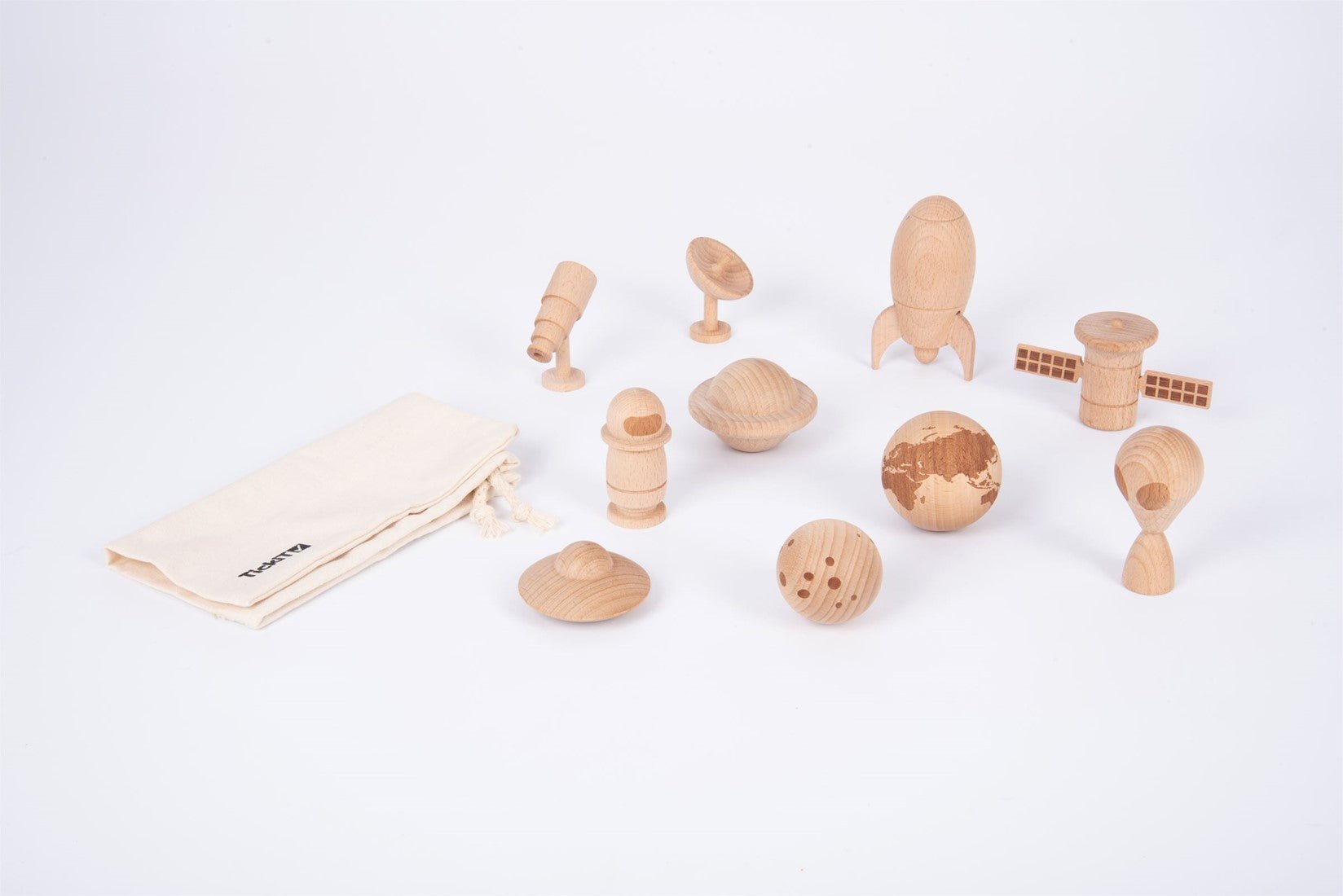 Tickit - Tickit - Houten figuren ruimteavontuur set - Playlaan