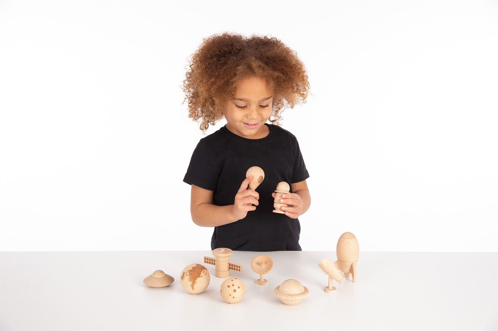 Tickit - Tickit - Houten figuren ruimteavontuur set - Playlaan