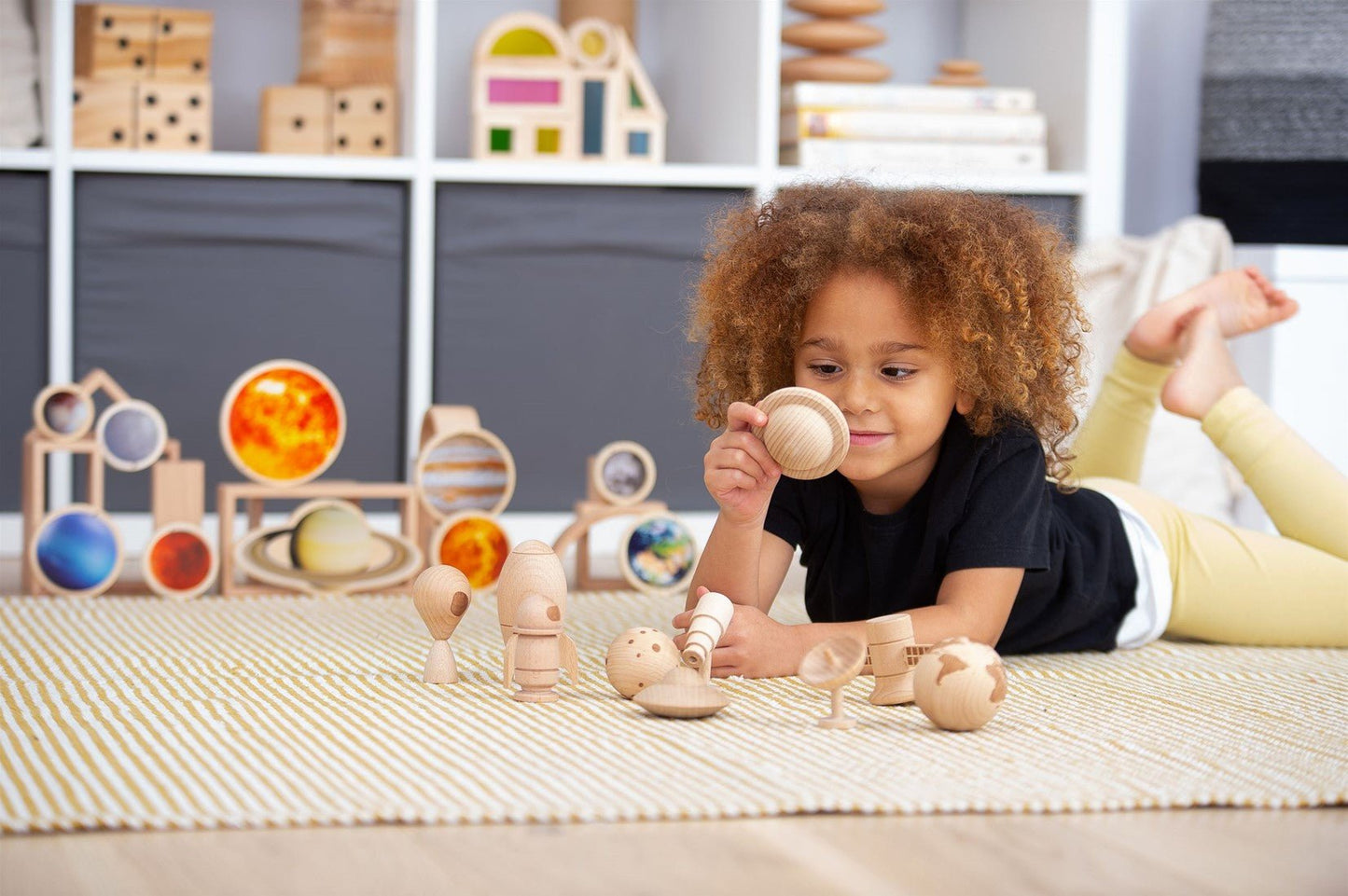 Tickit - Tickit - Houten figuren ruimteavontuur set - Playlaan