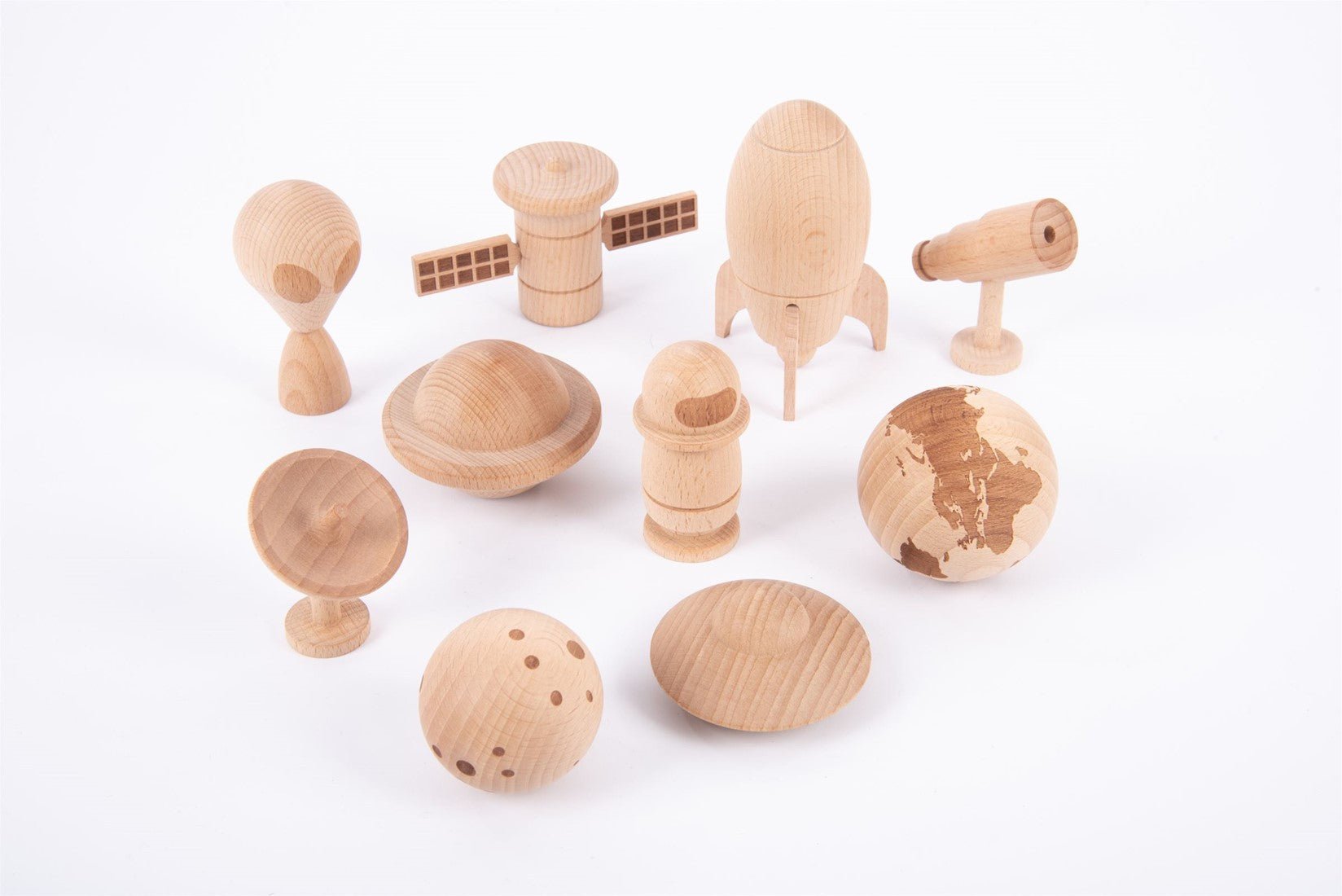 Tickit - Tickit - Houten figuren ruimteavontuur set - Playlaan
