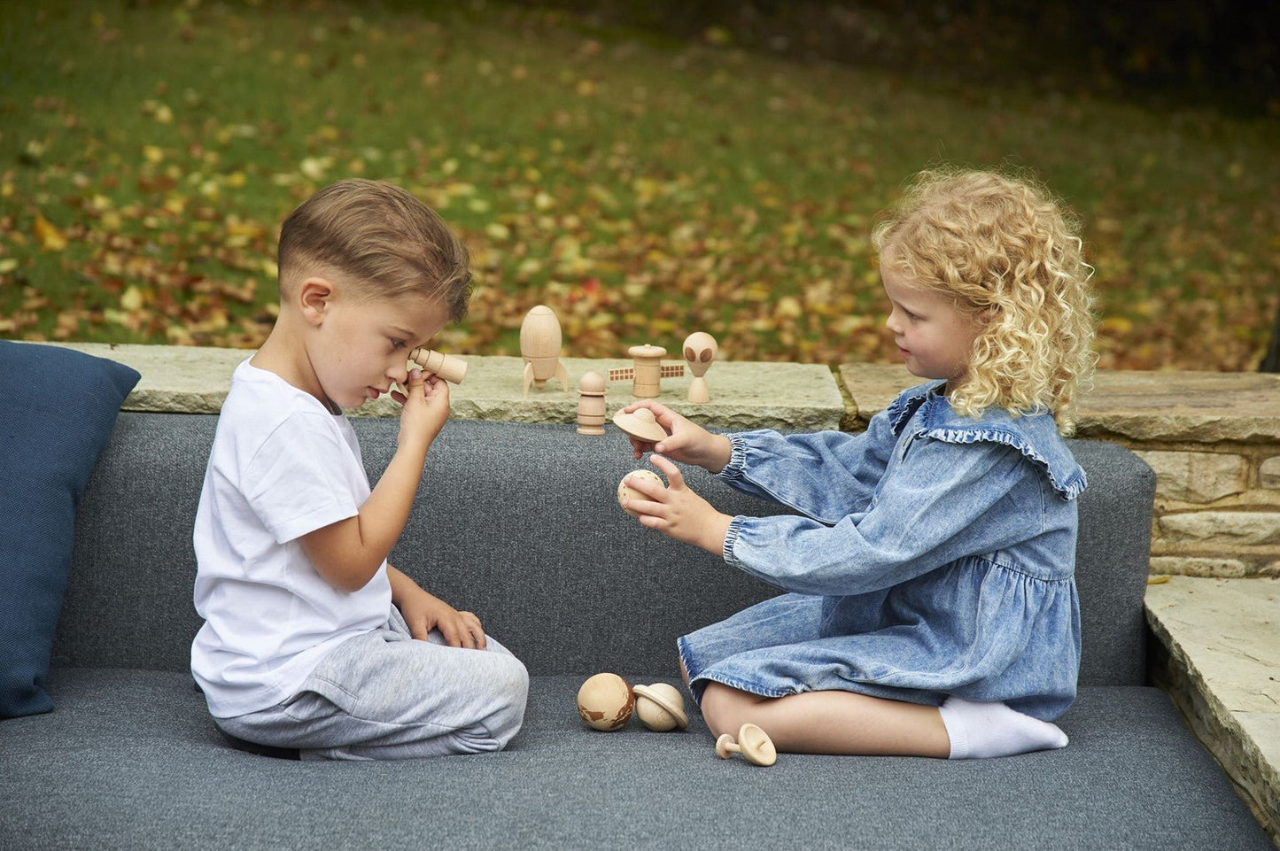 Tickit - Tickit - Houten figuren ruimteavontuur set - Playlaan
