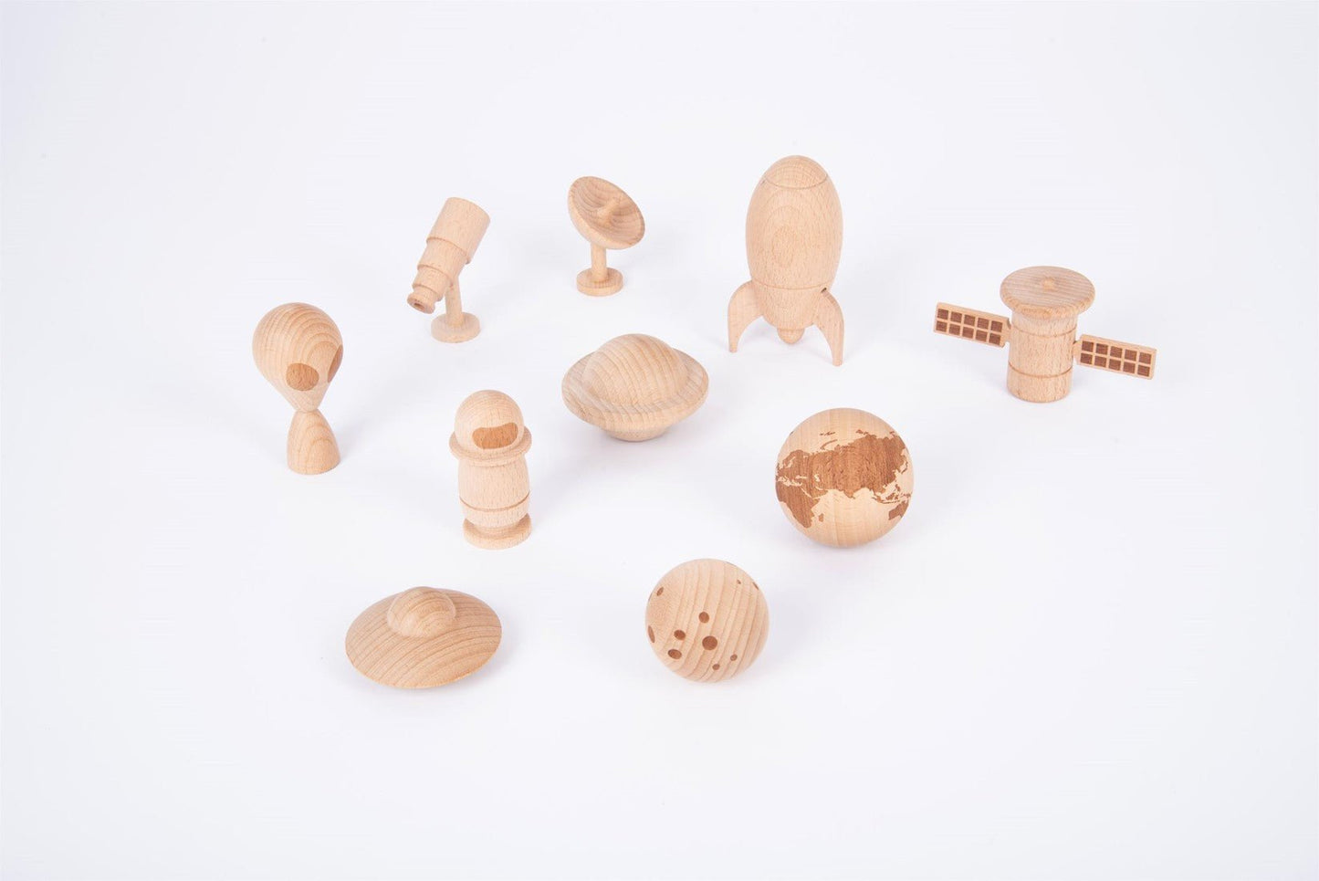 Tickit - Tickit - Houten figuren ruimteavontuur set - Playlaan