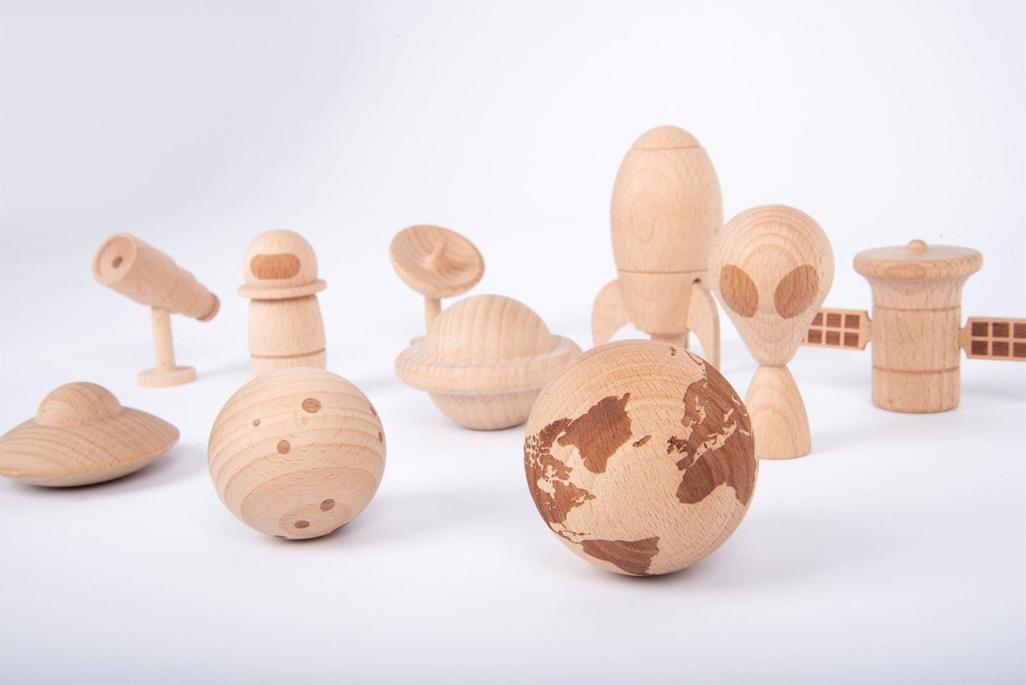 Tickit - Tickit - Houten figuren ruimteavontuur set - Playlaan