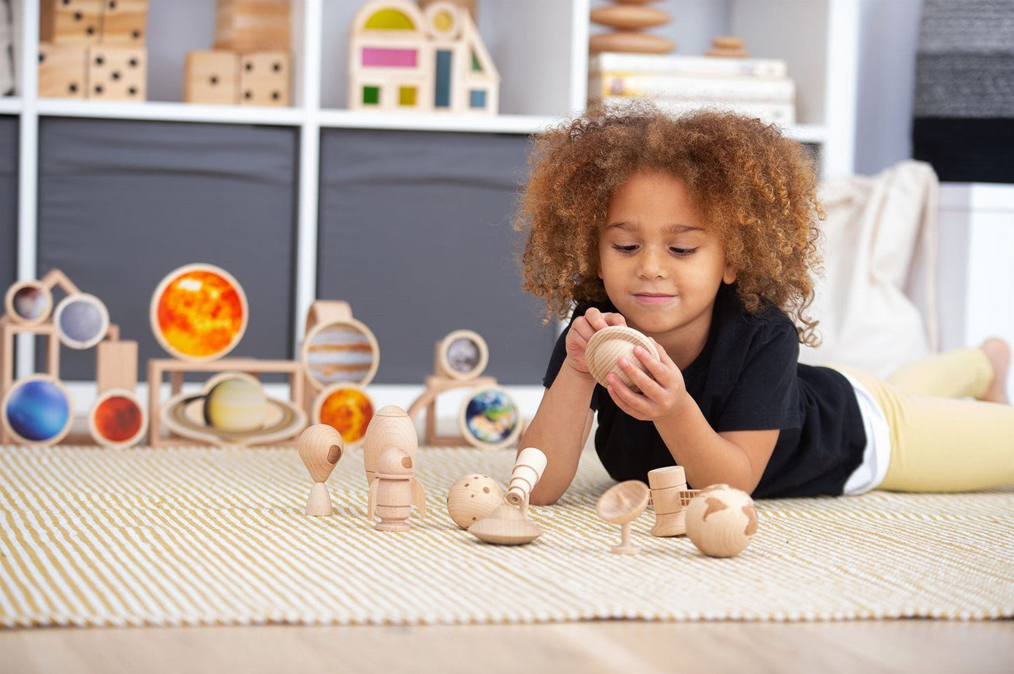 Tickit - Tickit - Houten figuren ruimteavontuur set - Playlaan